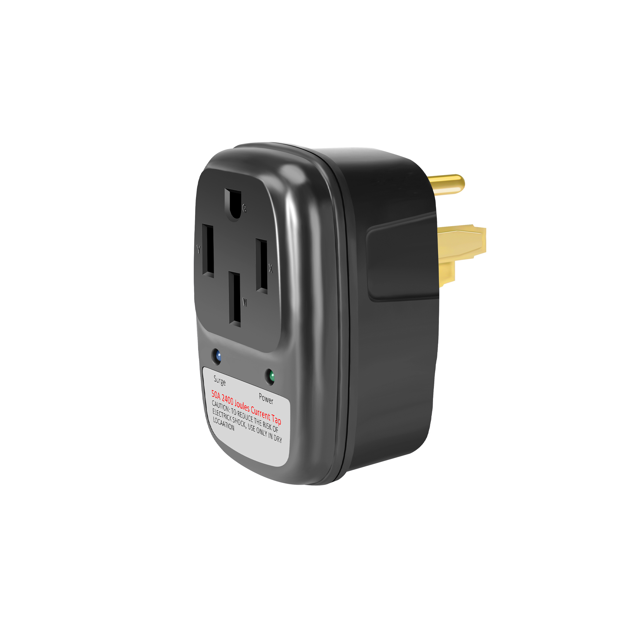 Adsafe 50A RV Surge Adapter — 1200 Joules, LED Indicator Lights, Model# ADSPS50